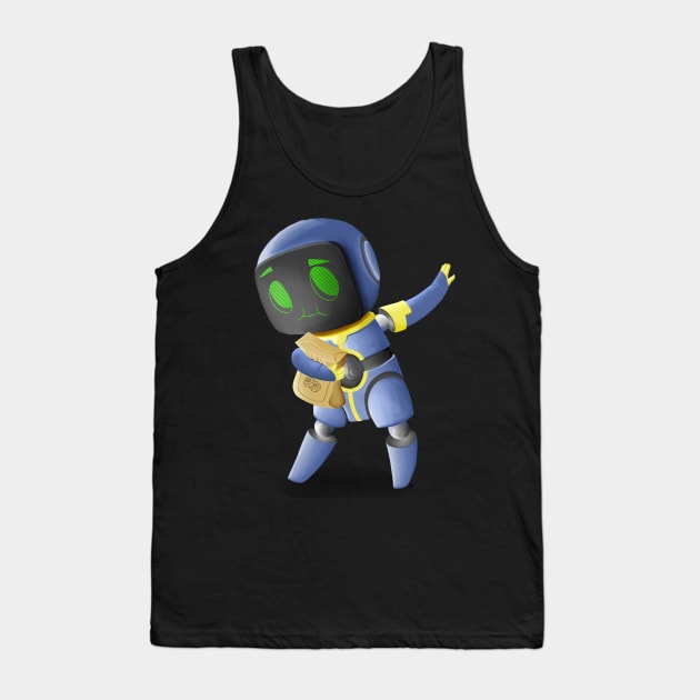 Hungry robot Tank Top by toasted_visuals